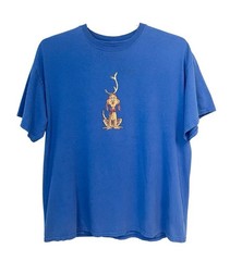 Vintage Grinch Max Promo T Shirt Dr Seuss Movie Tee Blue Size Large