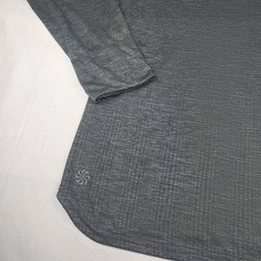 Nike Yoga Shirt Men 2XL Gray Heather Pullover Long Sleeve Dri Fit Crewneck XXL