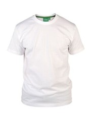 D555 Premium Weight Combed Cotton Crew Neck T-shirts in Size M to XXL, 7 Colors
