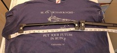 VGT Jerzees Graphic Print T Shirt Mens XL Caesarea Maritima in 87 archaeologists