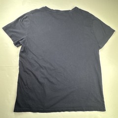 Polo Ralph Lauren Mens V-Neck T-Shirt Size M Navy Blue Cotton Classic Preppy Tee