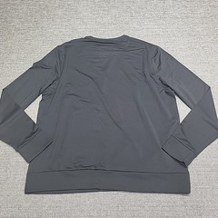Members Mark Mens Pullover Large Size Black Long Sleeves Top with Zip Pocket
