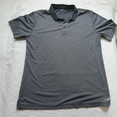 BCG Men’s Polo Shirt Size Large Gray Short Sleeve Athletic Performance Tee