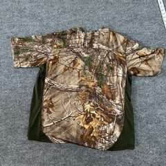Habit Shirt Mens Size L Realtree Camo Green Short Sleeve Hunting Performance Tee