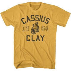 Men’s Muhammad Ali Cassius 64 T-shirt Large Ginger