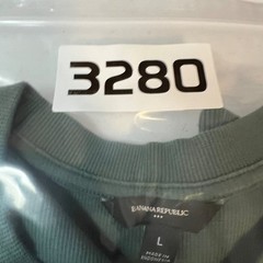 Banana Republic Mens Size Large Green Crew Neck T-Shirt Cotton Blend