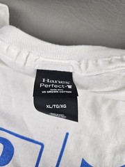 Bud Light NFL Official Sponsor T-Shirt Licensed Hanes 100% Cotton Size XL