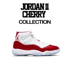 Shirt To Match Jordan 11 Cherry Varsity Red – Ginger-Air Sneaker Tees