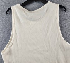Represent Sleeveless Pullover Sweater Vest Men’s L White Crewneck Pullover Style