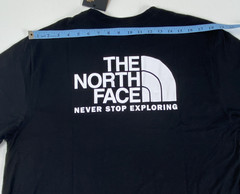The North Face Men’s Solid Black Logo Crew Neck Short Sleeve T-Shirt Size L