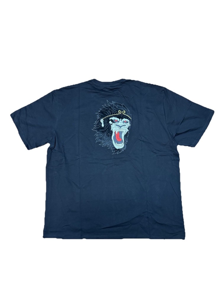 Niepce Japanese Streetwear T Shirt Monkey King 2XL Black