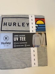 Hurley Grey Long Sleeve Sun Protection Sz S Mens Shirt multiple Colors