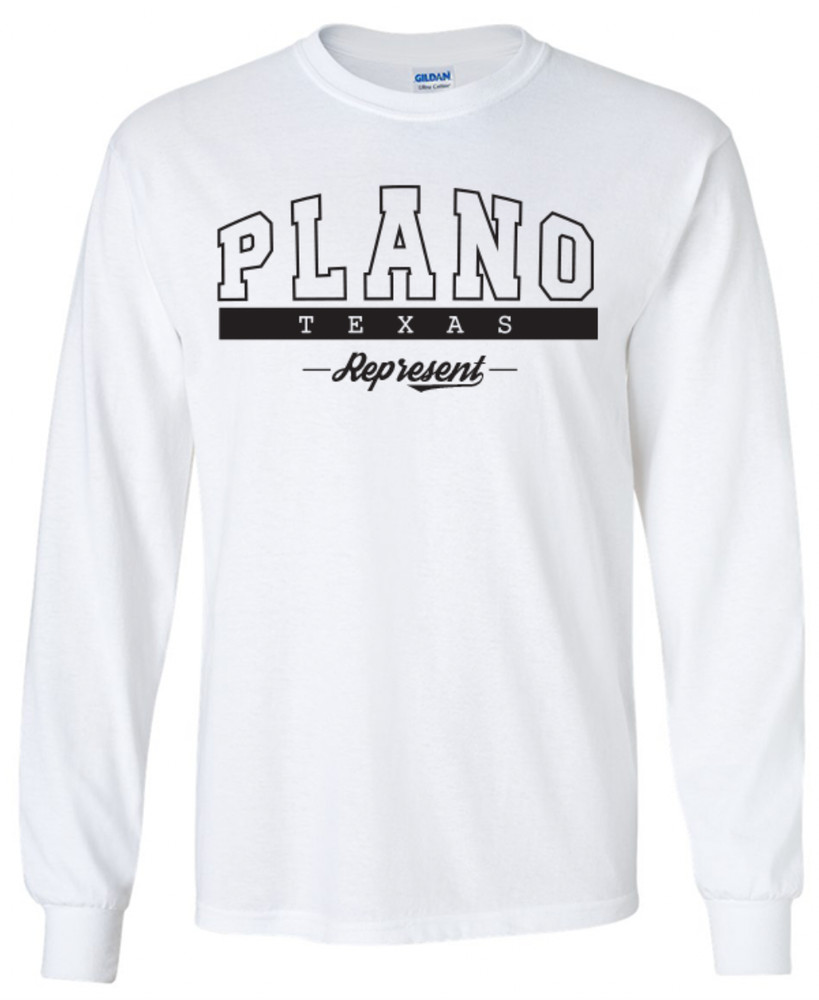 Plano Texas State T-Shirt Long Sleeve Graphic Tees Unisex Apparel