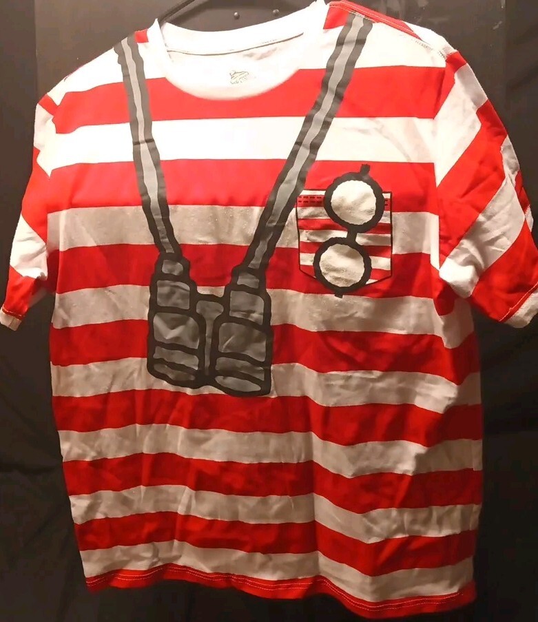 Official Where’s Waldo T-shirt M Medium NWOT (Where’s Wally?) New Without Tags