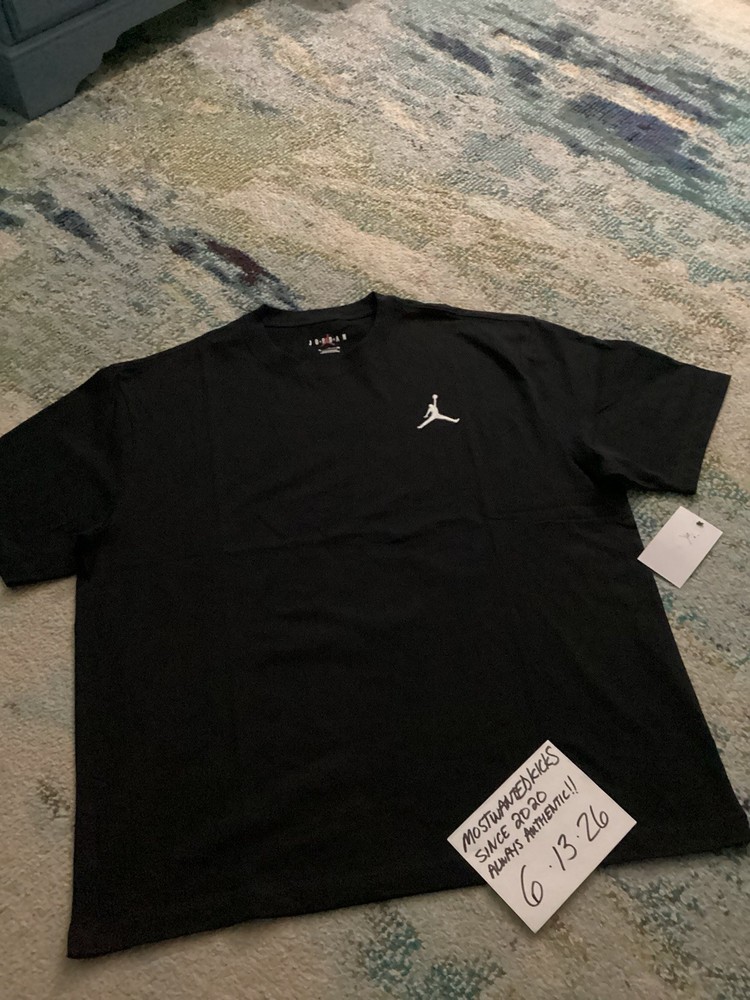 NWT Nike Air Jordan Jumpman EMB T-Shirt Black & White Men’s Size XL FREE SHIP!!