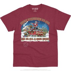 Happy Christmas T-Shirt Liquid Blue