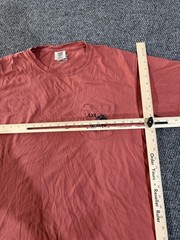 Comfort Colors Shirt Mens Medium Pink Lambda Chi & Sigma Chi Fallfest 2016 Tee