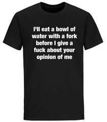 Humorous Graphic Rude Sarcastic Graphic Novelty Offensive Funny T Shirt Opinion