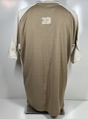 Vintage LADA Urban Wear Chicago Michael Jordan 23 Tan Graphic T Shirt Mens SZ XL