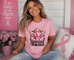 Faith Over Fear Stronger Than Cancer Awareness Unisex T-Shirt | Inspirational