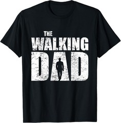 Mens THE WALKING DAD funny saying dad father man retro vintage T-Shirt