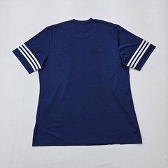 Adidas Men’s T-Shirt Navy Climalite Triple Stripe Size XL Condition New