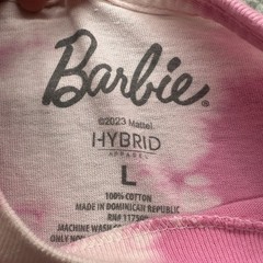 Barbie Shirt Large Pink Tie Dye Short Sleeve Oversized Graphic