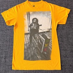 Bob Marley Zion Rootswear Orange Graphic T-Shirt Photography Print