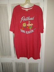 Homage Portland Trailblazers SpongeBob & Patrick Tee T-Shirt Men’s XXL GORGEOUS