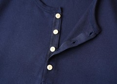 visvim Henley Neck T-Shirt Size 2 Made In Japan