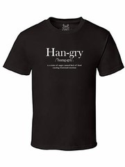 NW MEN’S PRINTED HANGRY FUNNY HIPSTER DESIGN COTTON T-SHIRT ALL COLOR & SIZE