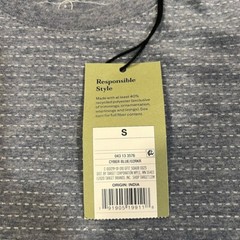 NWT Goodfellow Sz Small Jacquard Short Sleeve Novelty Cyber Blue Mens T-shirt