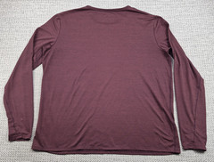 Quince Shirt Mens XL Purple Long Sleeve Lightweight Stretch Crewneck Casual Tee