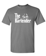 THE BARTENDER – Unisex Cotton T-Shirt Tee Shirt