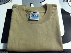 1 NEW PROCLUB COMFORT PLAIN T-SHIRT BLANK KHAKI TEE PRO CLUB S-3XL 1PC