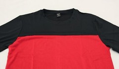 Shein Men’s Manfinity Homme Men Soft Stretchy Two Tone T-Shirt AP2 Red Small