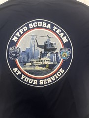 NYPD Scuba Team Walter T Mylett Commemorative T-shirt M Medium New York Police