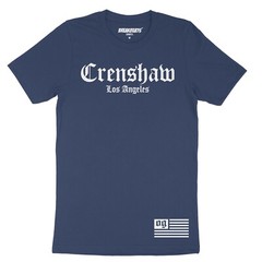 California Crenshaw LA Los Angeles OG Flag Graphic Design Hip Hop Men’s T Shirt