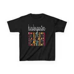 Kindergarten Teacher Leopard Funny Teaching T-Shirt