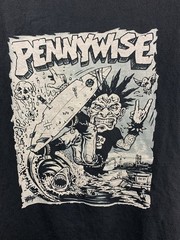 Pennywise Rock band 90s Basic Black Rare T shirt Heavy Cotton NH28443