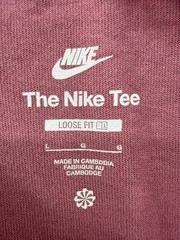 Nike The Nike Tee Mens L Light Mauve Cotton Short Sleeve Loose Fit