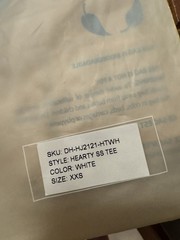 DREW HOUSE Hearty SS Tee White *XX-SMALL*