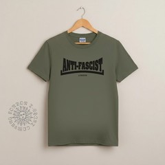 Anti Fascist Protest T-Shirt – Political, Custom Print, Various Colours, S-XXL