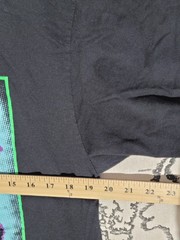 Port & Company Godzilla Japanese Text Graphic T-Shirt Men’s Large Black Cotton