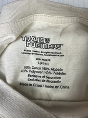 Transformers Hasbro Autobots Decepticon Embroidered Large Graphic Tee SHIRT