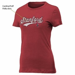 New Stanford University Cardinal Official NCAA College T-Shirt Red Womens Size L