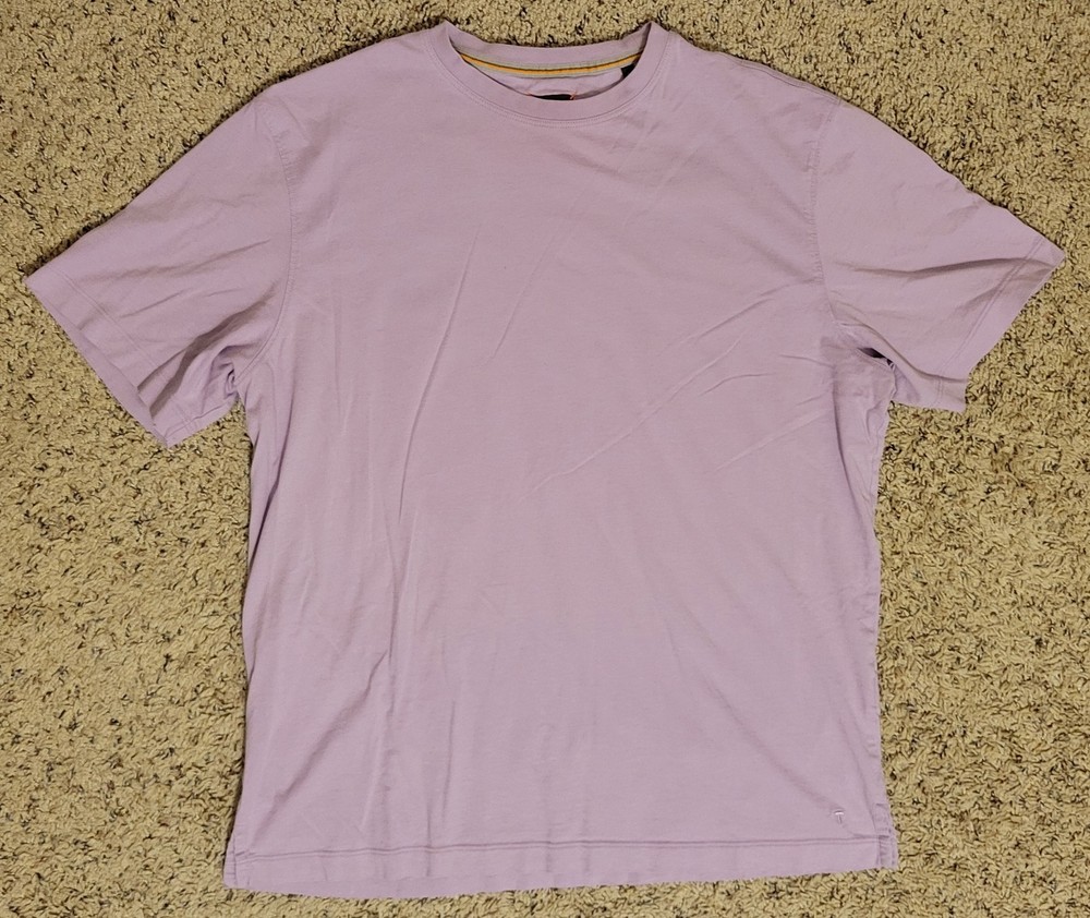 LEFT COAST TEE Men’s Lavender Purple Crew Neck Short Sleeve Pima Cotton T-Shirt
