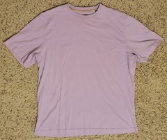 LEFT COAST TEE Men’s Lavender Purple Crew Neck Short Sleeve Pima Cotton T-Shirt