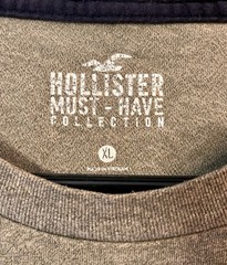 Hollister Men’s Green Crew Neck Short Sleeve T-Shirt Size XL