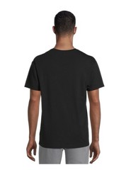 ATHLETIC WORKS Men’s L (42-44) Tri-Blend Pocket Tee Short Sleeve • Rich Black